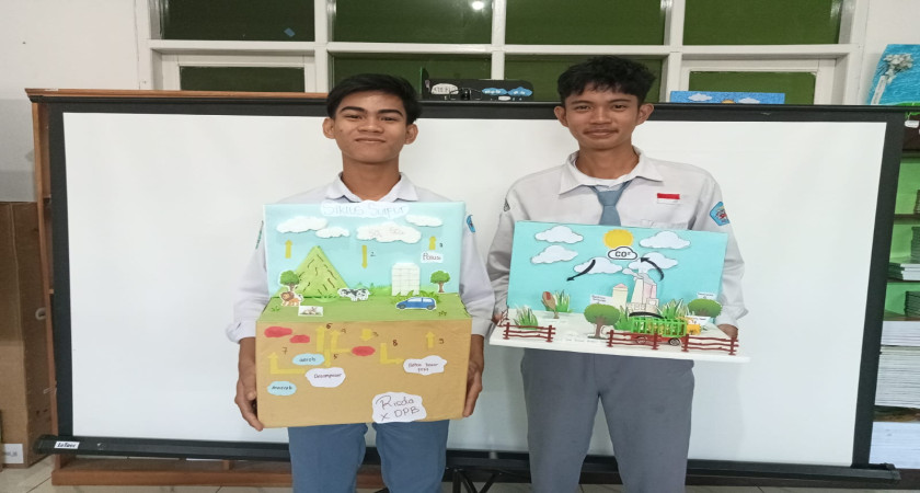 MENGENAL SIKLUS MATERI DENGAN MAKET 3D