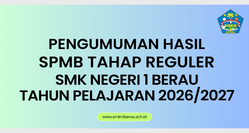 PENGUMUMAN HASIL SPMB TAHAP REGULER TAHUN PELAJARAN 2026/2027